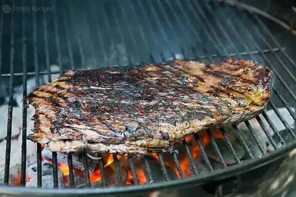 Receta de Bistec de Arrachera Marinado a la Parrilla