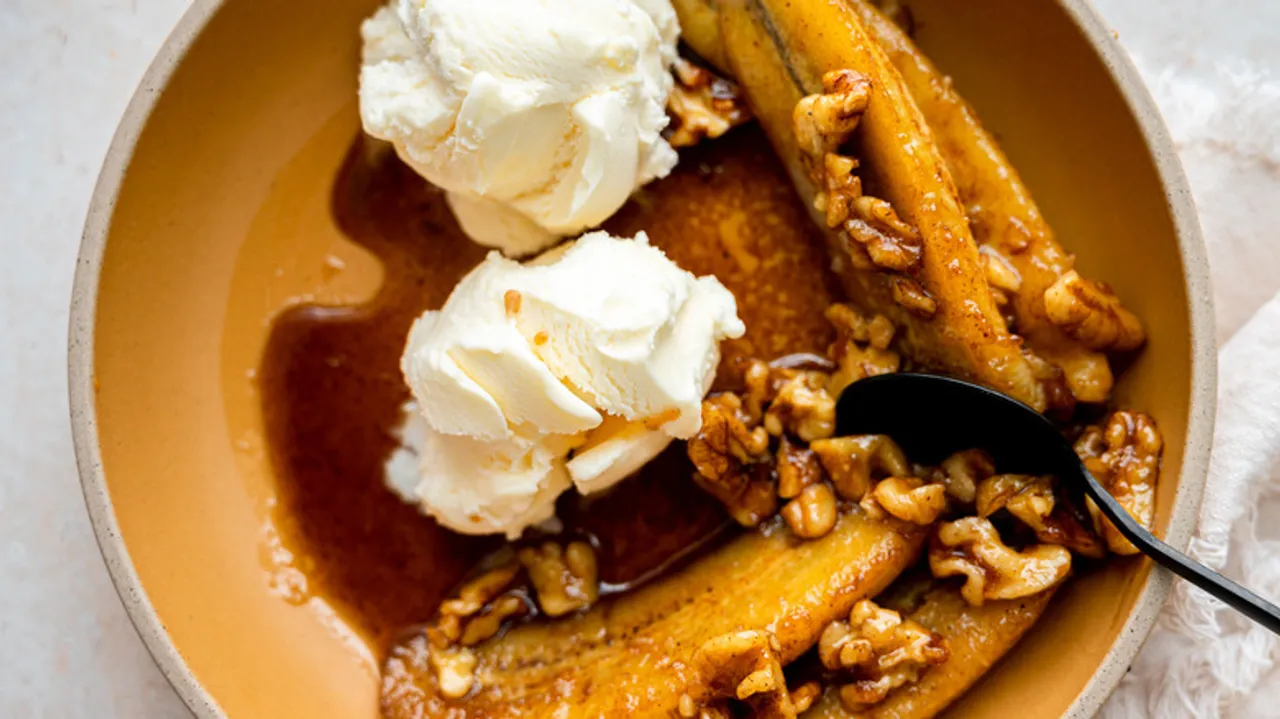 Bananas Foster con Nueces: Receta Fácil y Decadente para Postres Inolvidables
