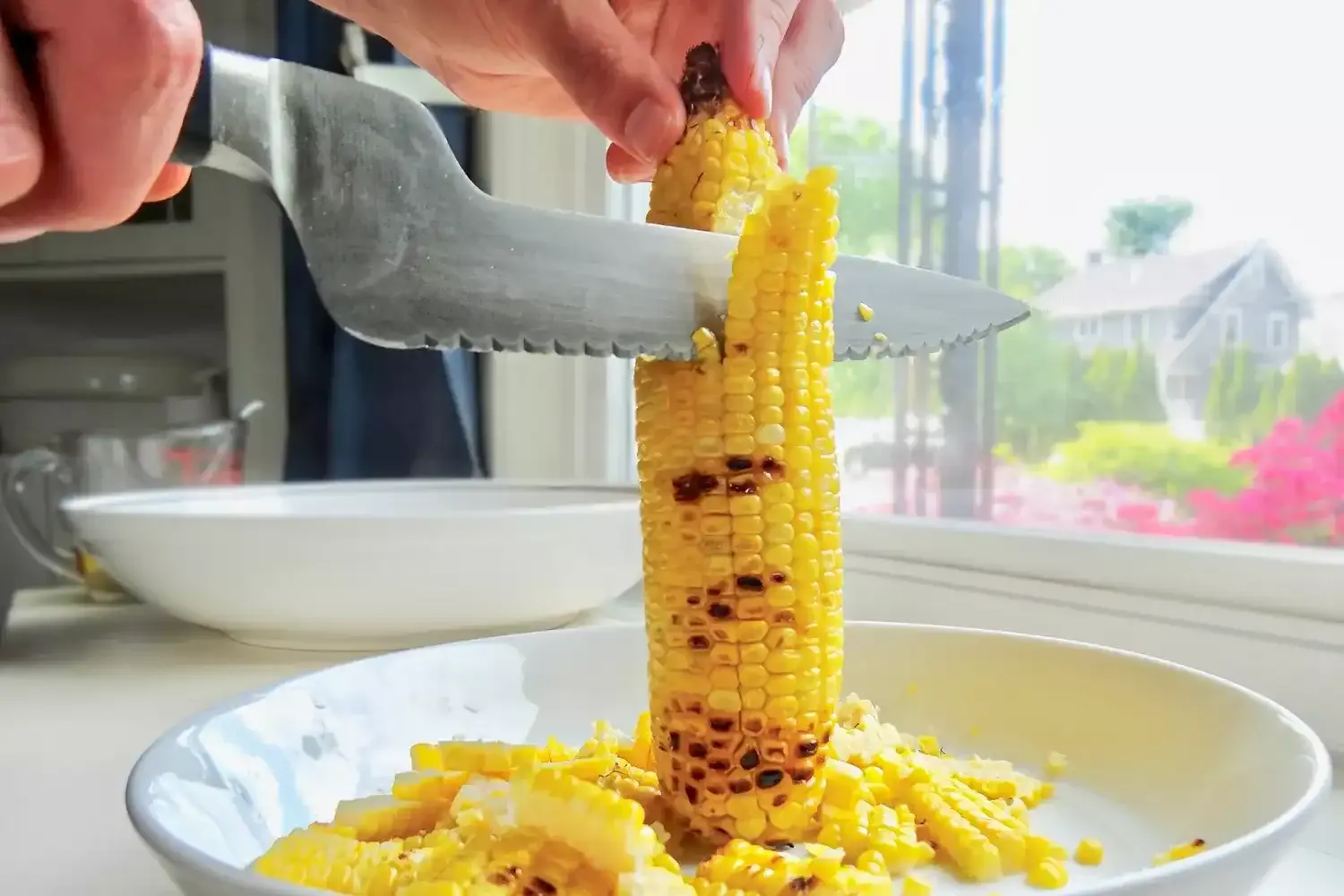 Ensalada de Langosta y Maíz a la Parrilla