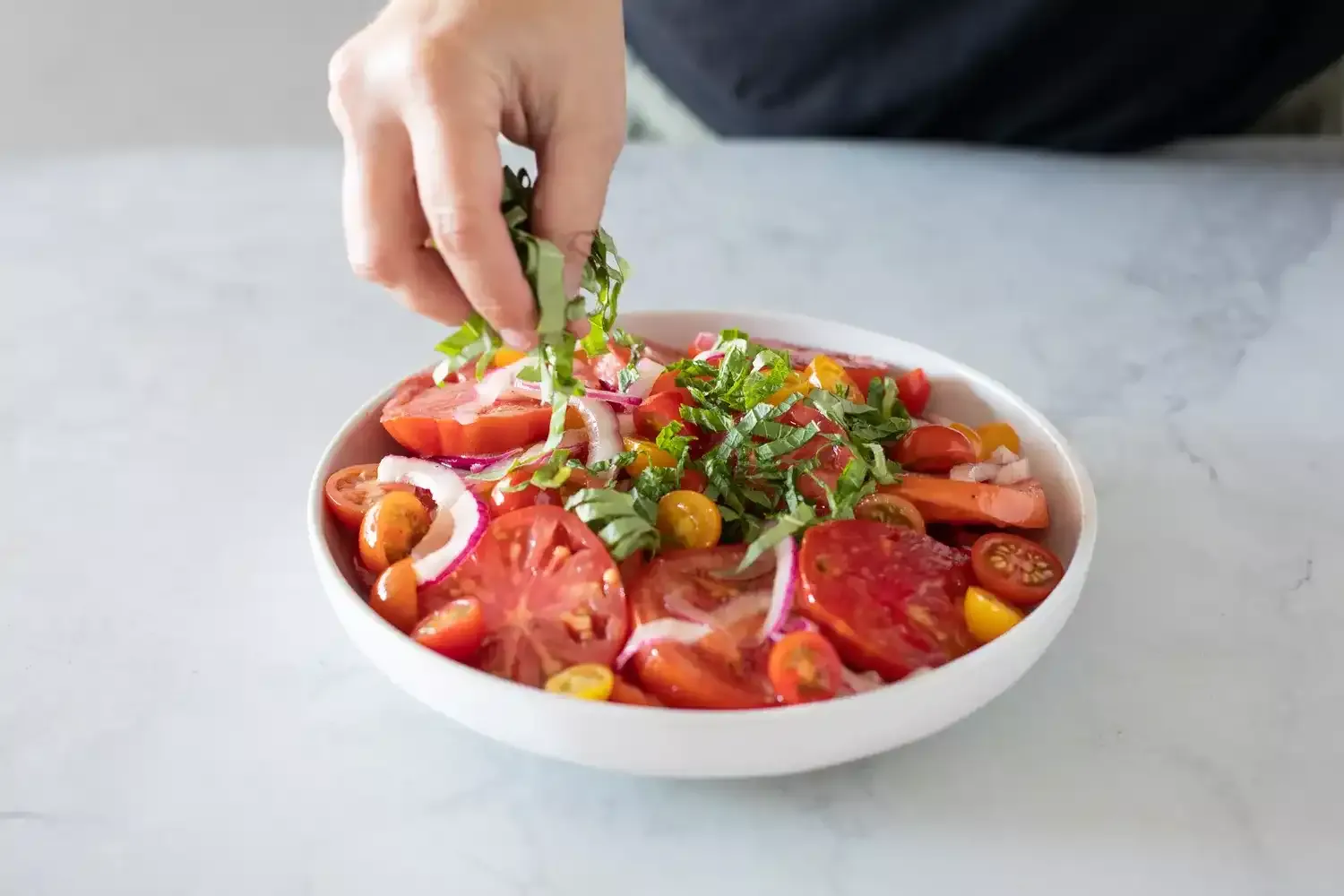 Ensalada de Tomate de Verano: Receta Fácil y Refrescante