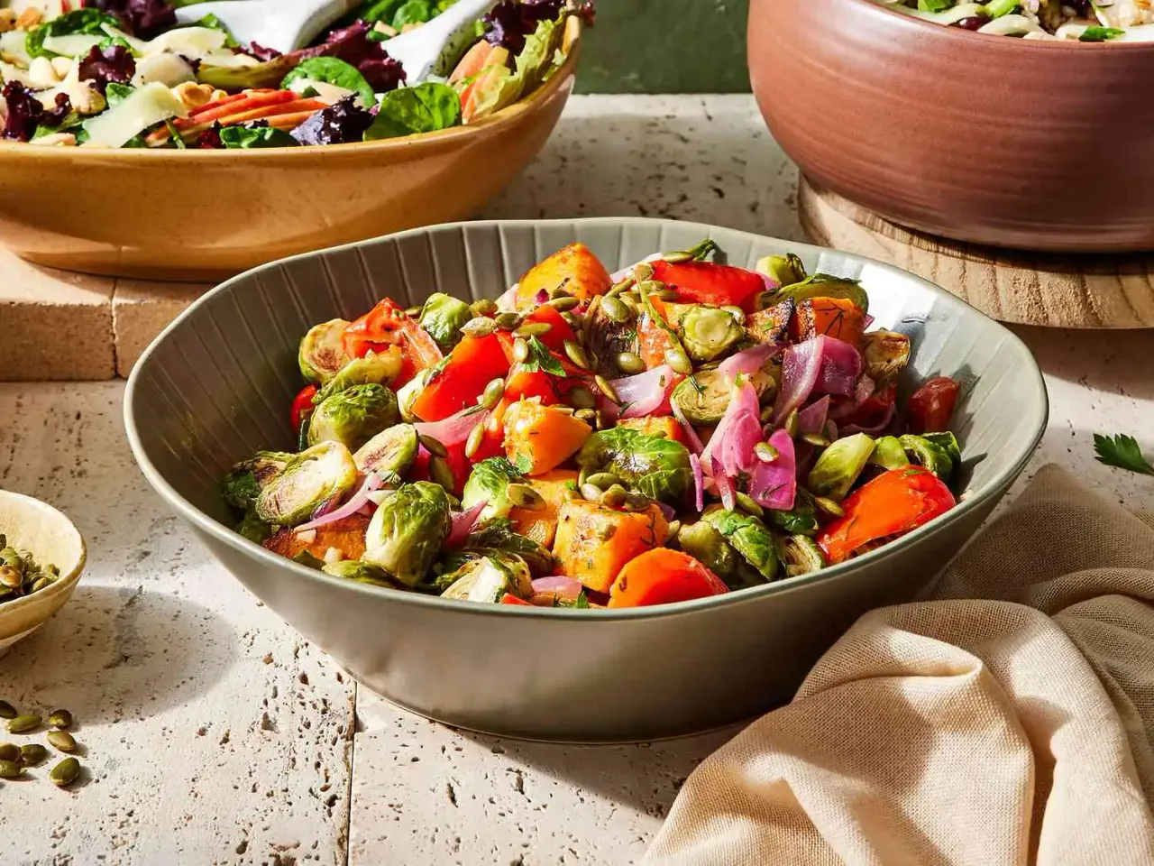 Ensalada de Verduras Asadas de Otoño