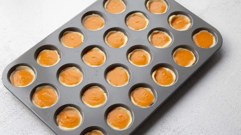 Mini Tartaletas Festivas de Calabaza y Arándanos: Receta Ideal para tus Celebraciones