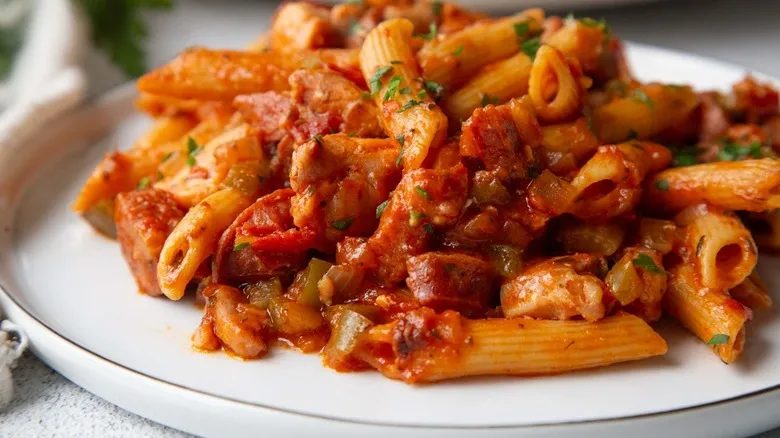 Pastalaya: La Fusión Perfecta de Pasta y Jambalaya en una Receta de Una Sola Sartén