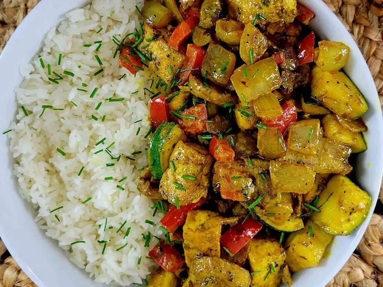 Curry jamaicano vegano