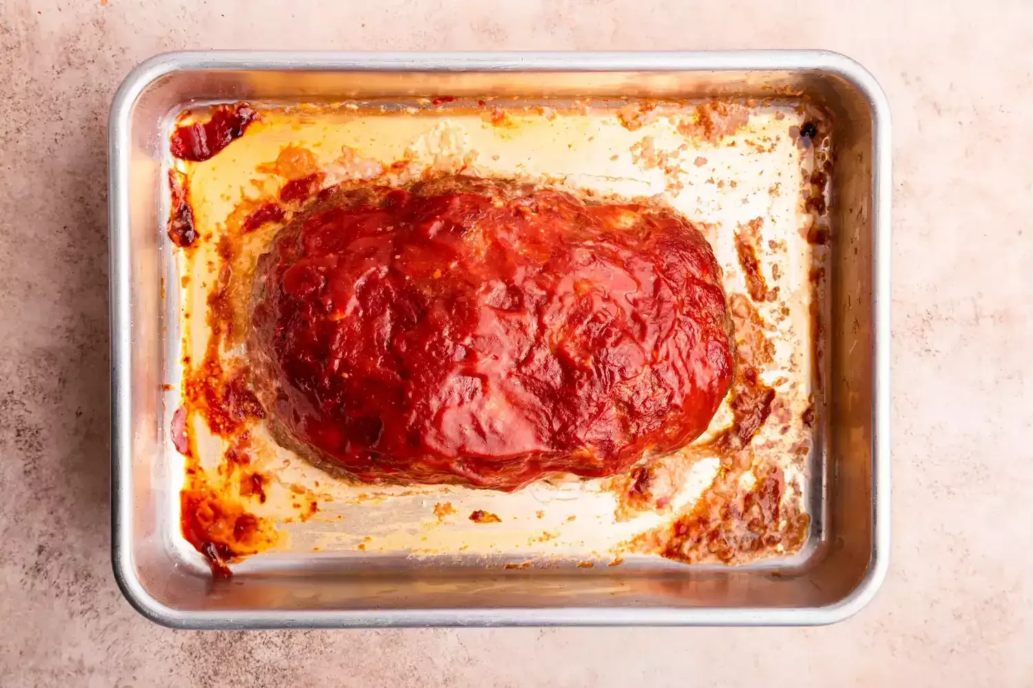 Receta fácil de Carne Molida con Cobertura de Ketchup